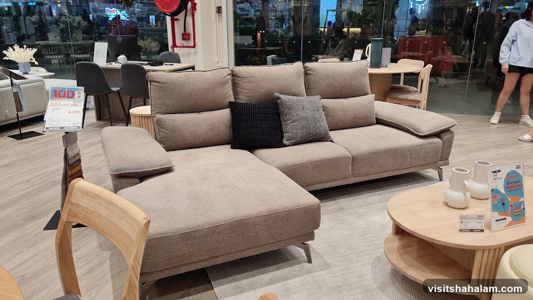 Modern Living Room Furniture Display