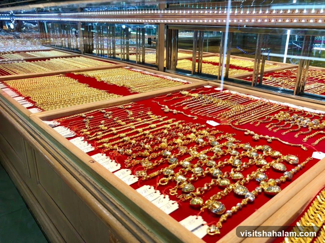 Gold Jewelry Display