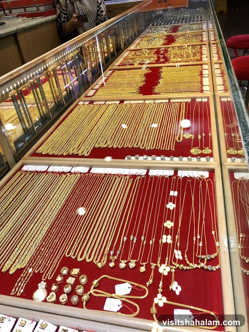Gold Jewelry Display