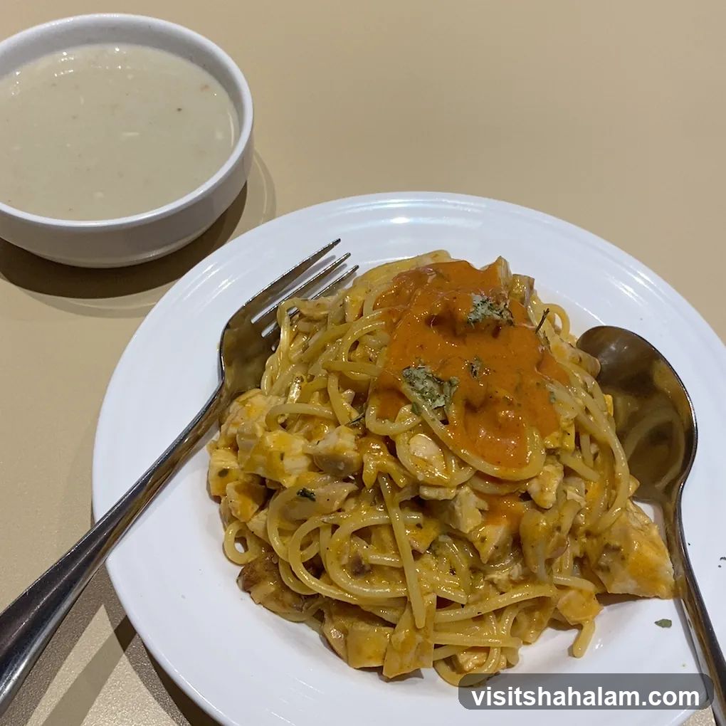 Chicken Pasta with Soup