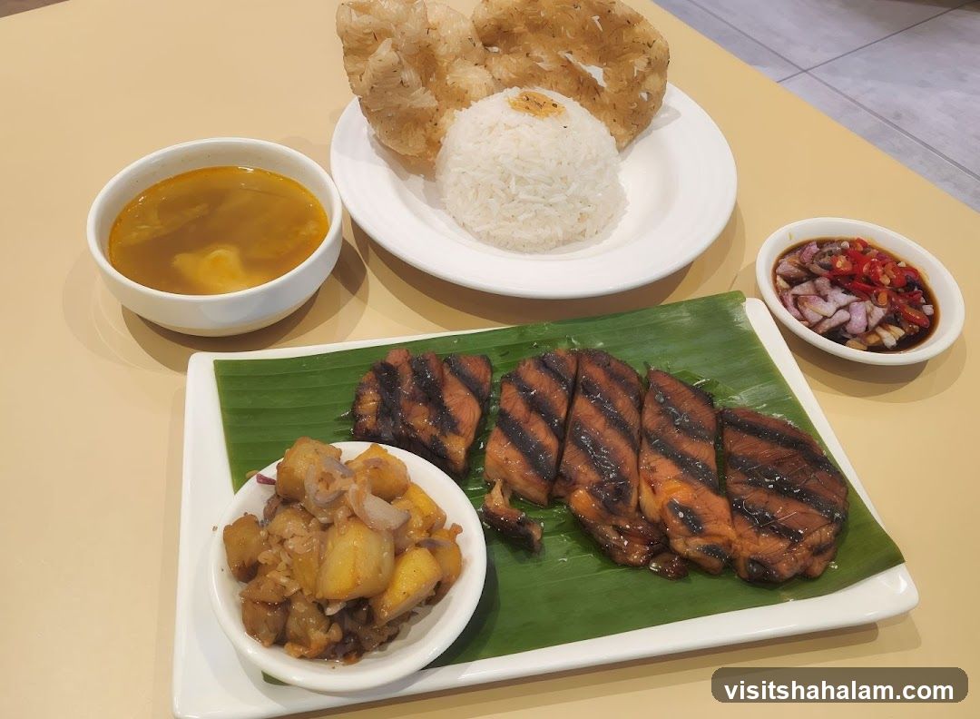 Grilled Pork Belly Meal