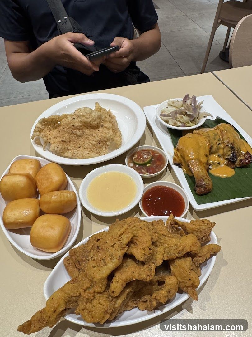 Fried Fish and Chicken Meal