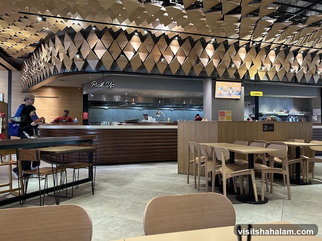 Restaurant Interior with Pick-Up Counter