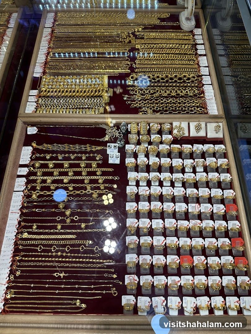 Gold Jewelry Display