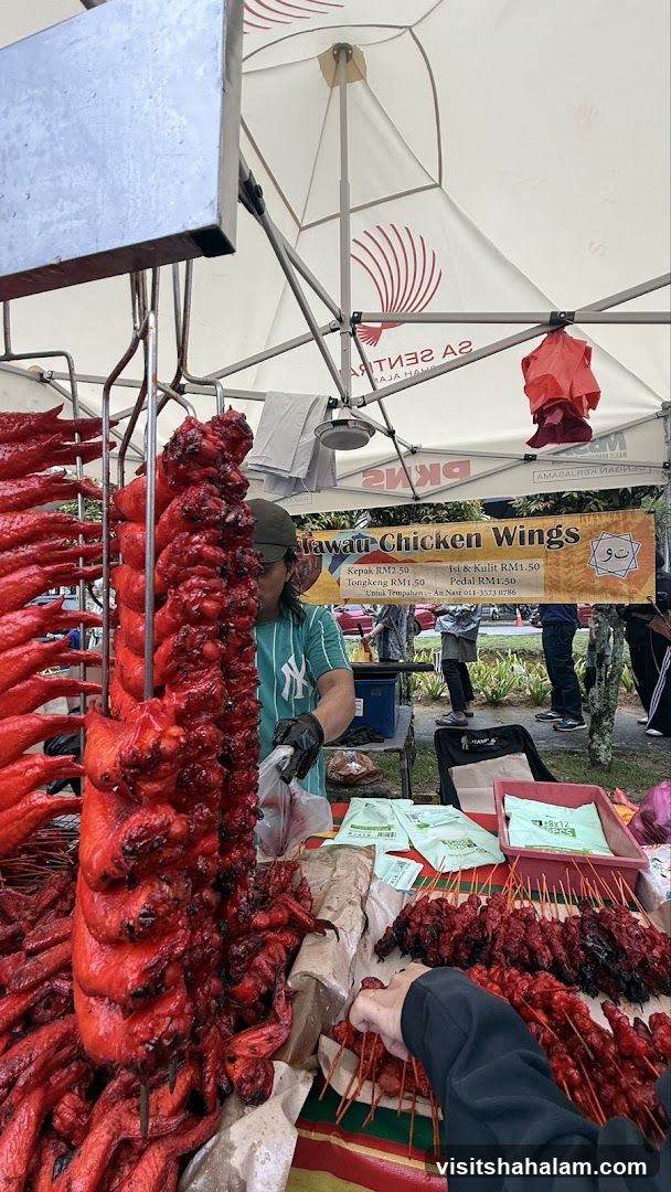 Tawau Chicken Wings Stall