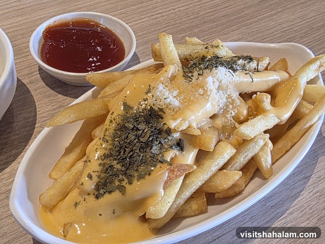 Cheese Fries with Ketchup