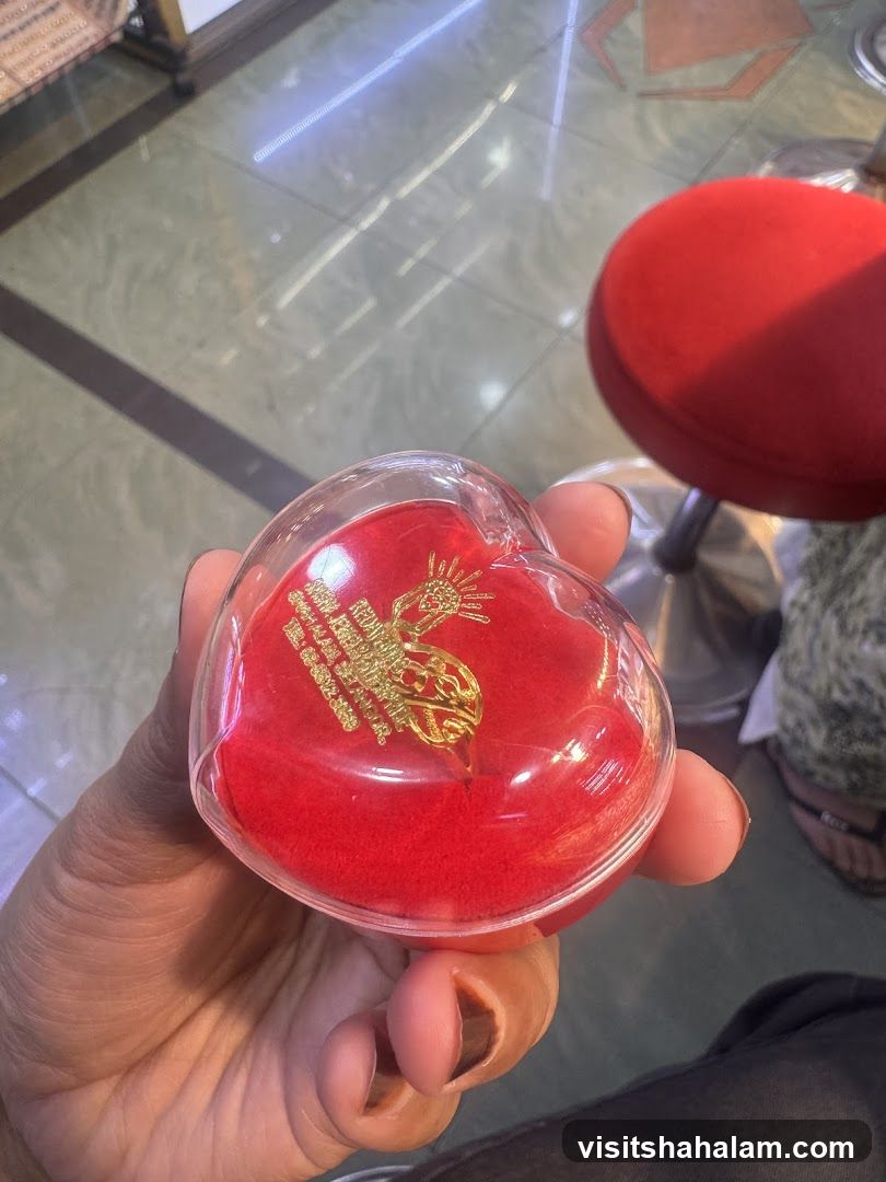 Gold Ring in Heart-Shaped Case