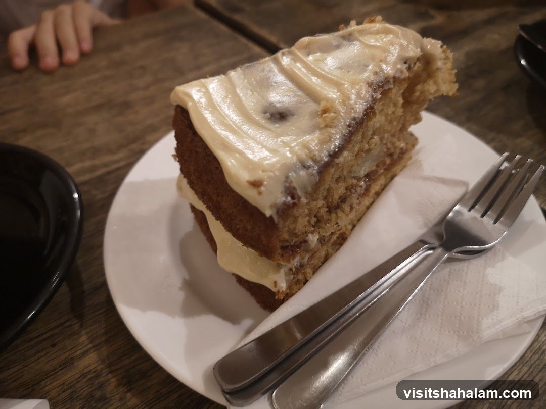 Slice of cake with frosting
