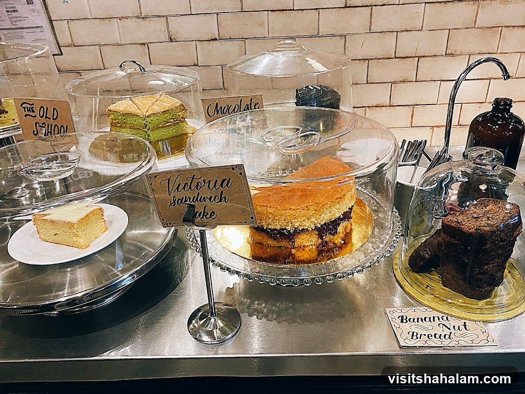 Cakes and Breads Display