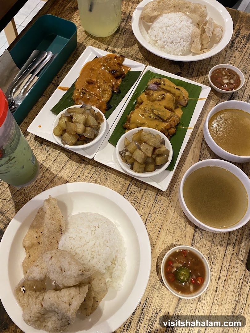 Table with food