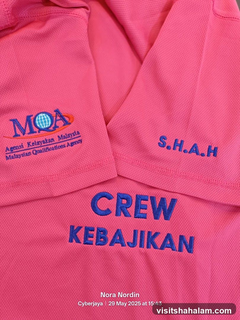 Pink Polo Shirt with Embroidery