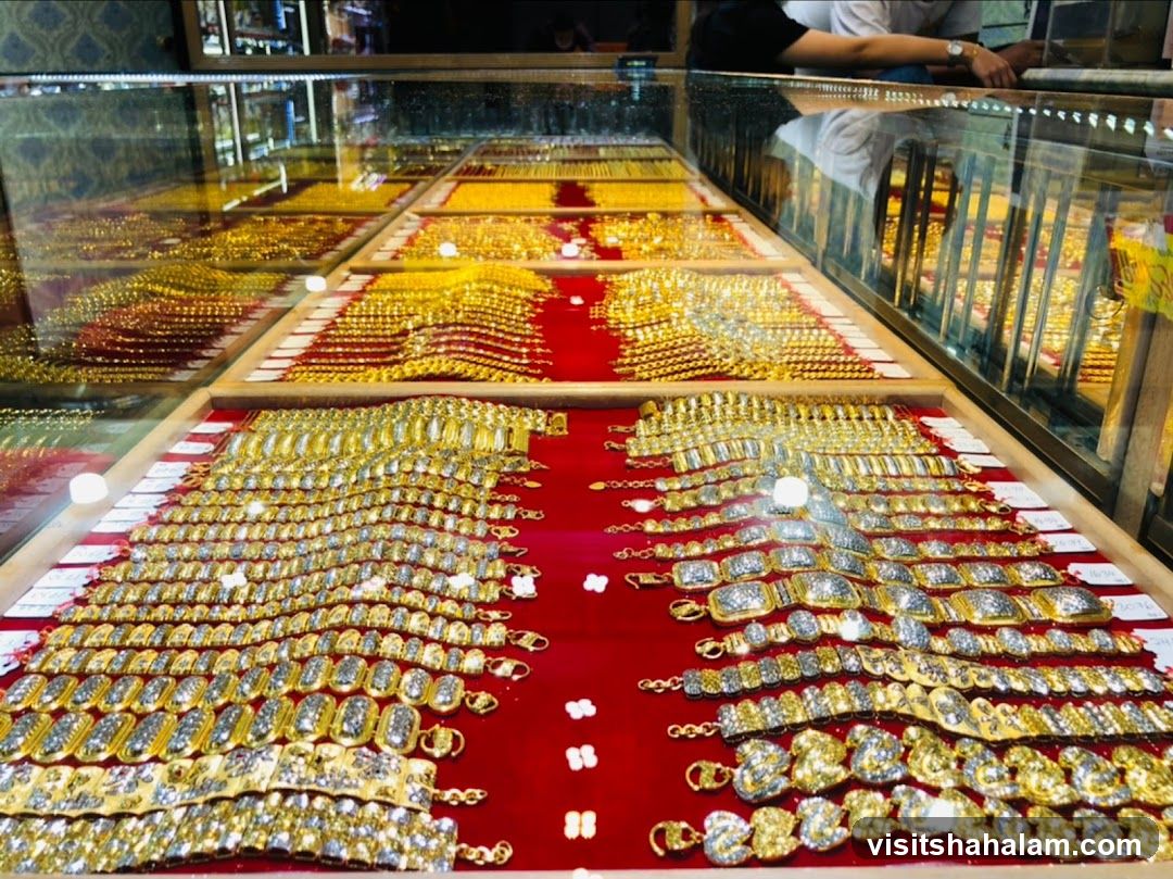 Gold Jewelry Display