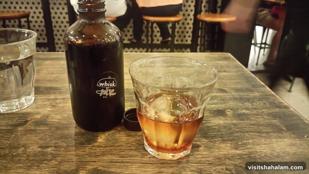 Beverages on a wooden table
