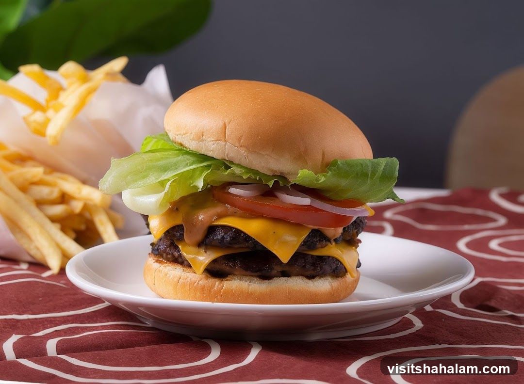 Double Cheeseburger with Fries
