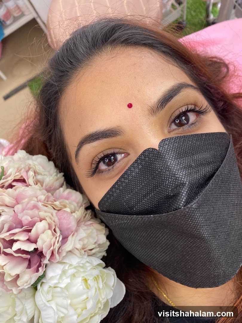 Woman with Eyelash Extensions