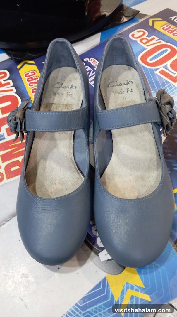Blue Clarks Wide Fit Shoes