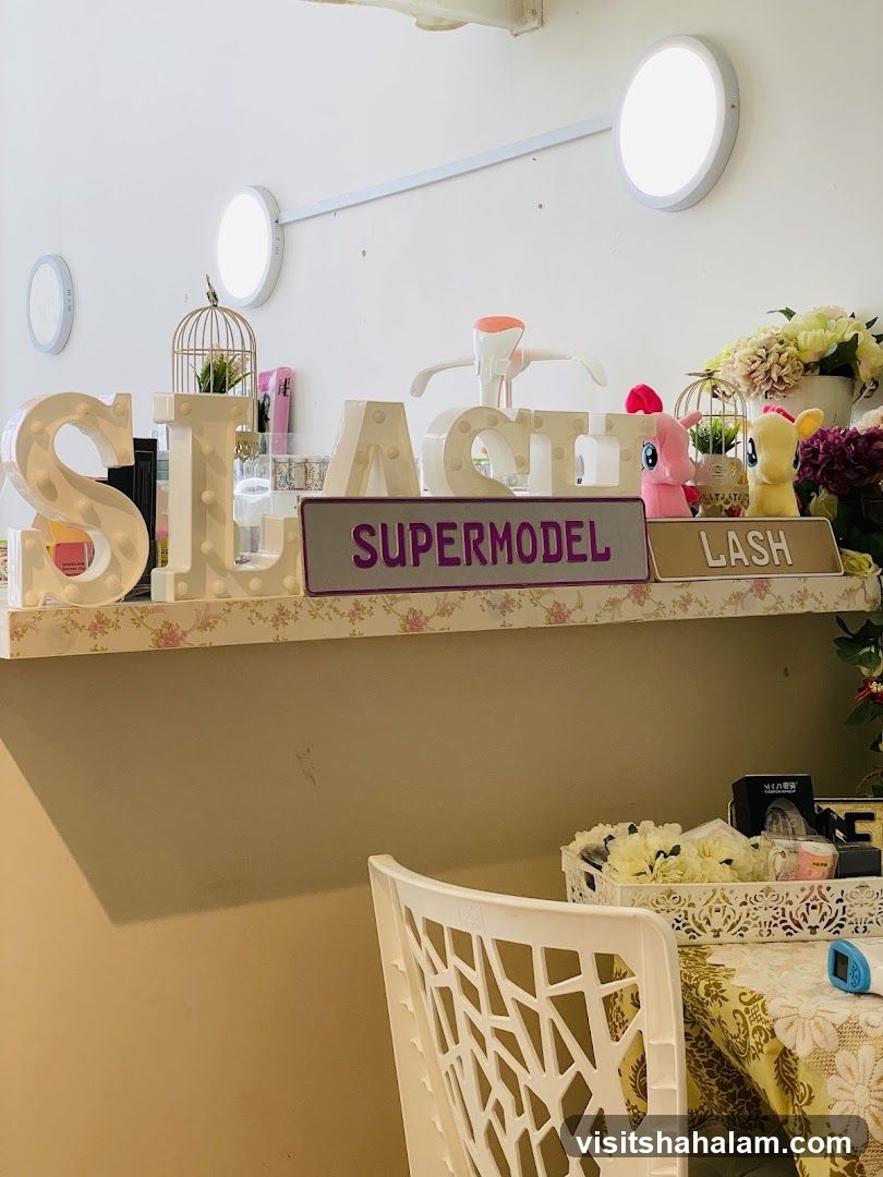 Decorative Shelf with Light-Up Letters and Figurines