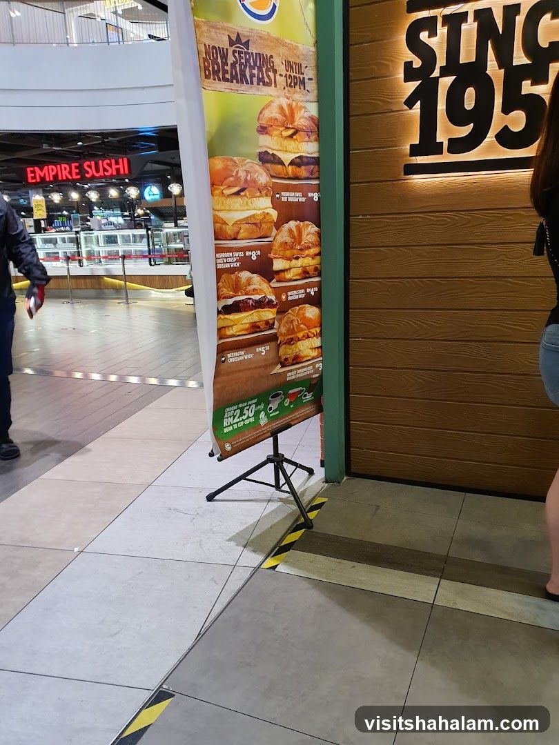 Burger King Breakfast Menu