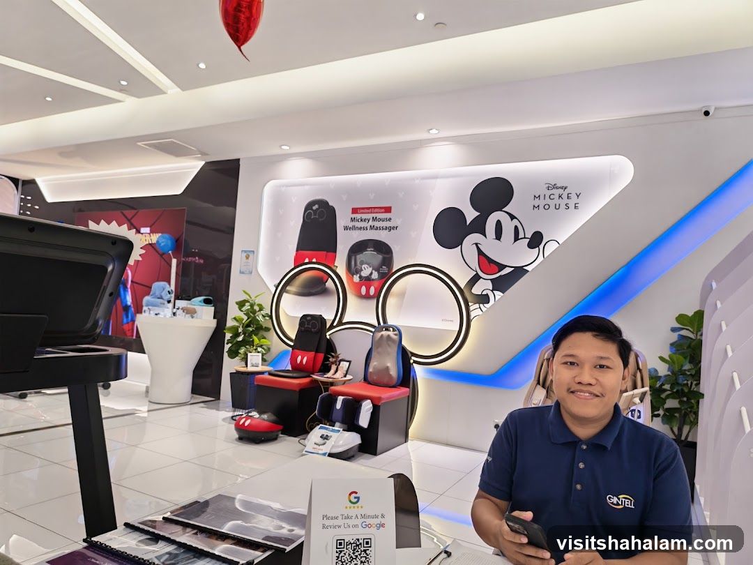 Mickey Mouse Wellness Massager Display