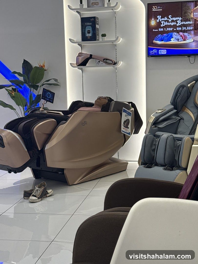 Massage Chairs Display