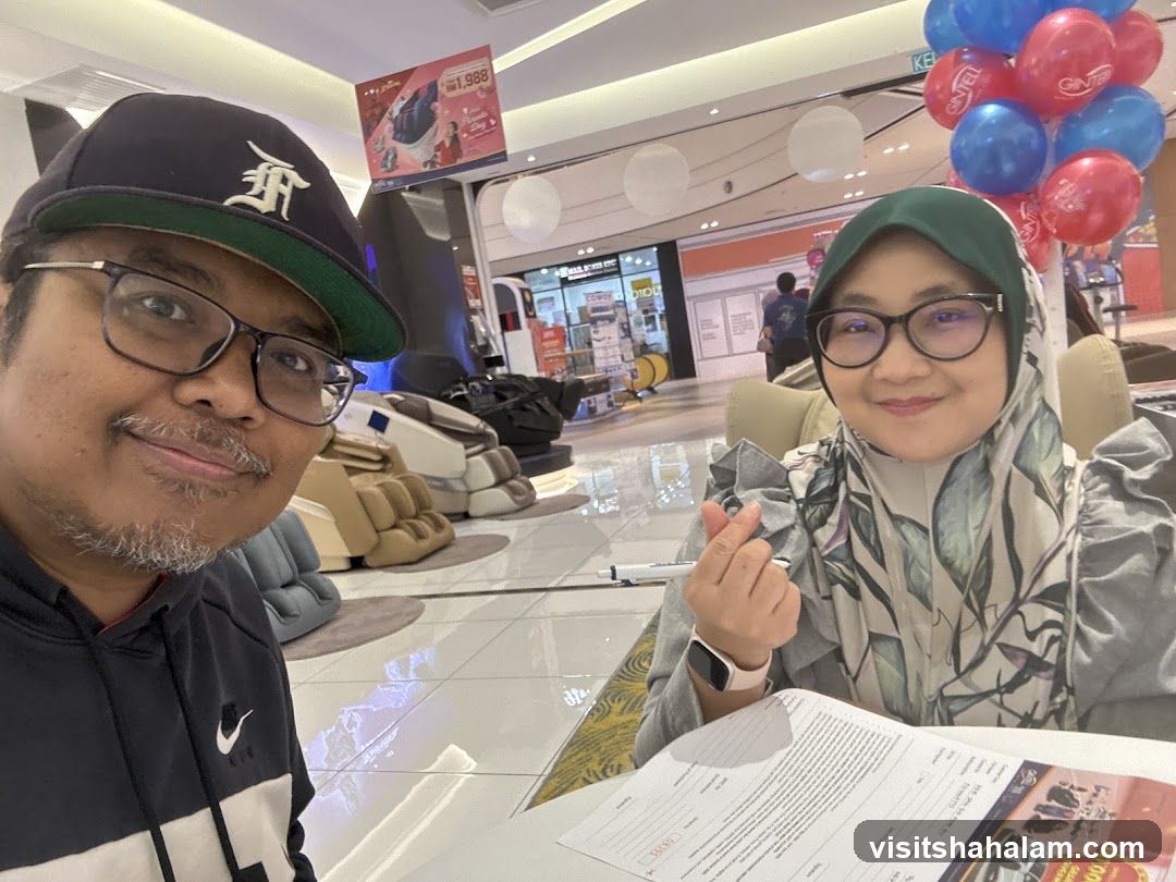 Couple Posing in a Mall