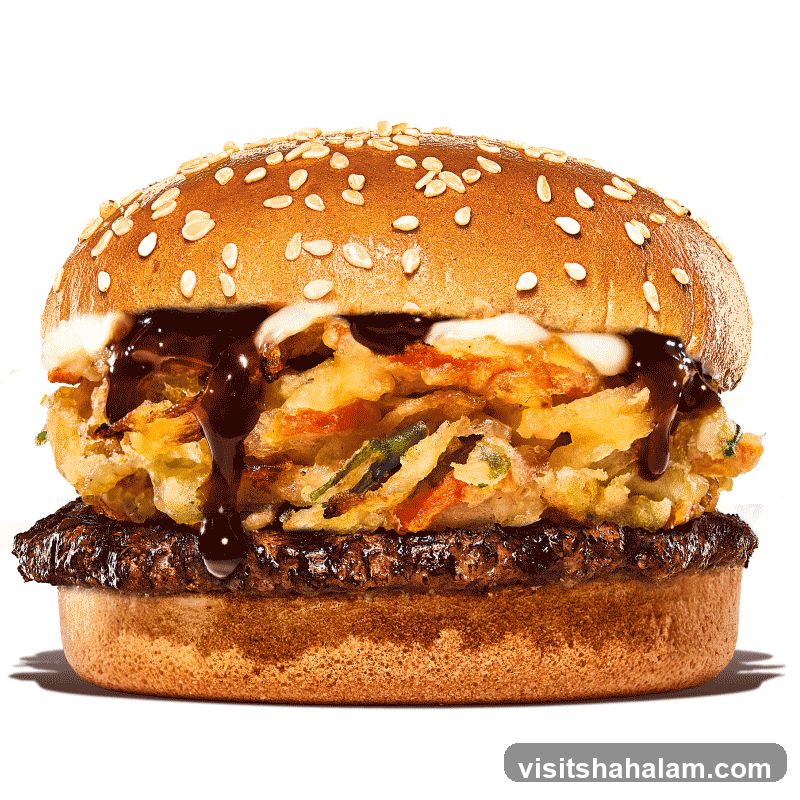 Burger with Crispy Toppings