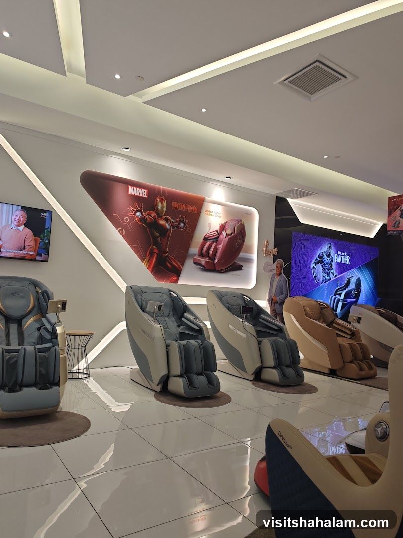 Massage Chairs Display