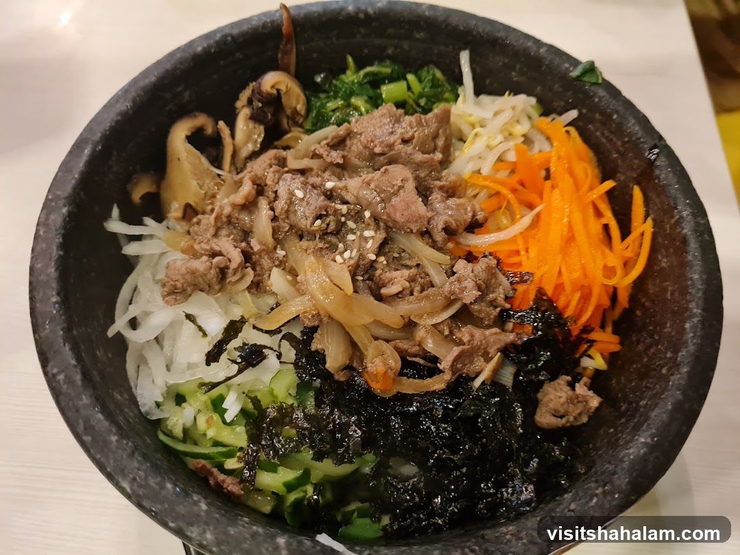 Bibimbap in a Stone Bowl