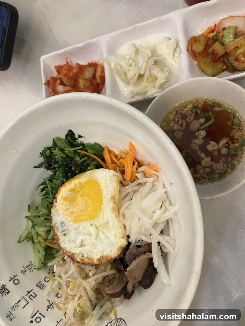 Bibimbap with Side Dishes