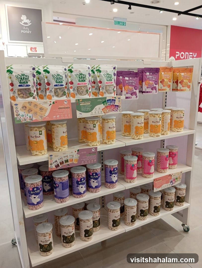 Baby Food Products Display