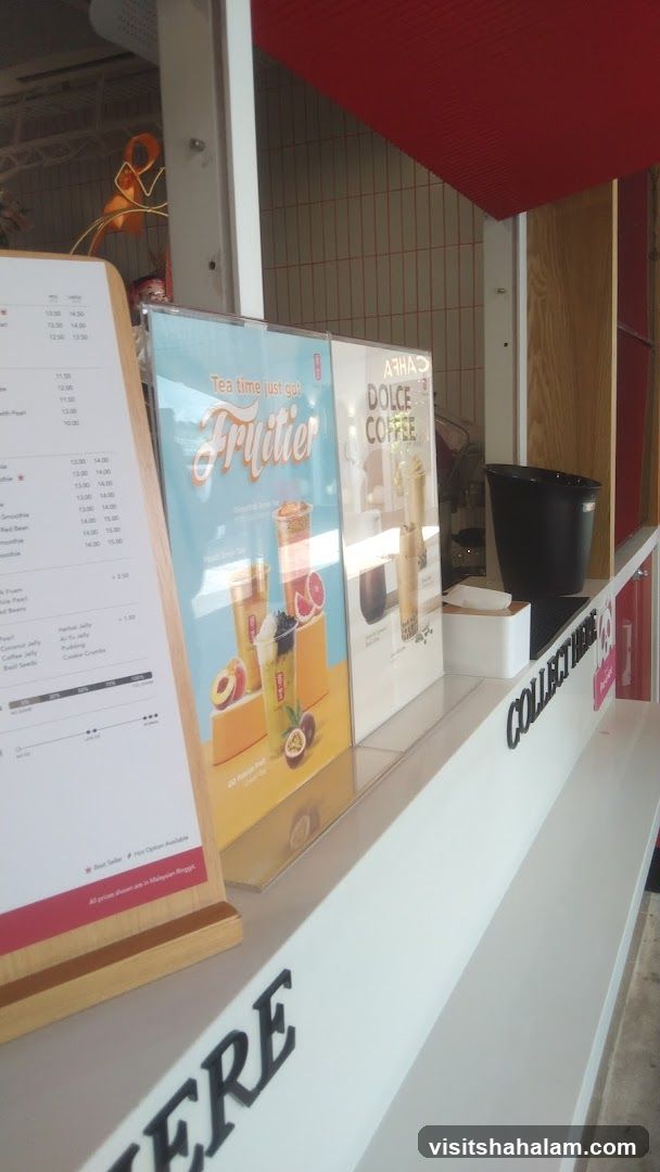 Drink Menu and Advertisements