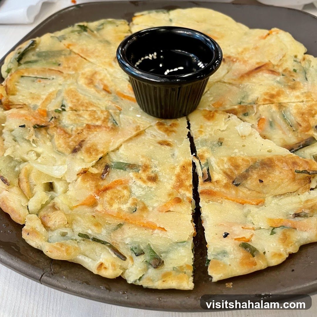 Korean Pancake with Dipping Sauce