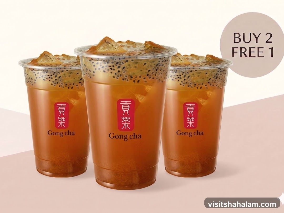 Gong cha Buy 2 Free 1 Promotion