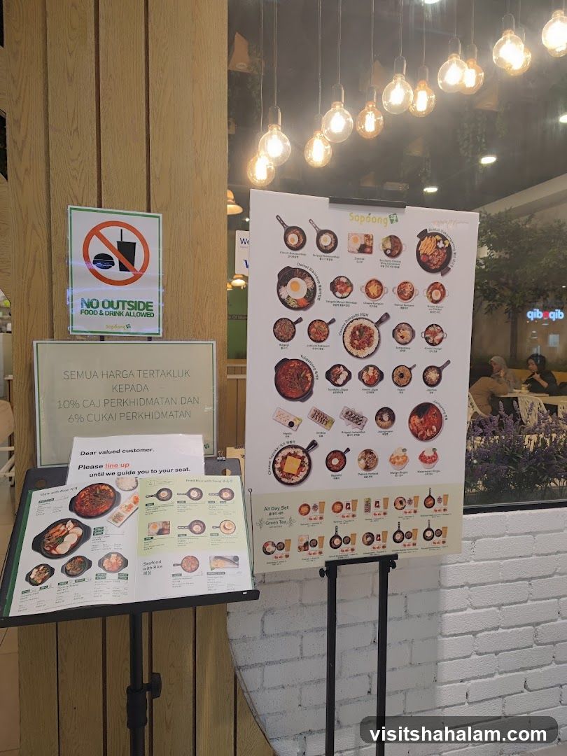 Restaurant Menu and Signage