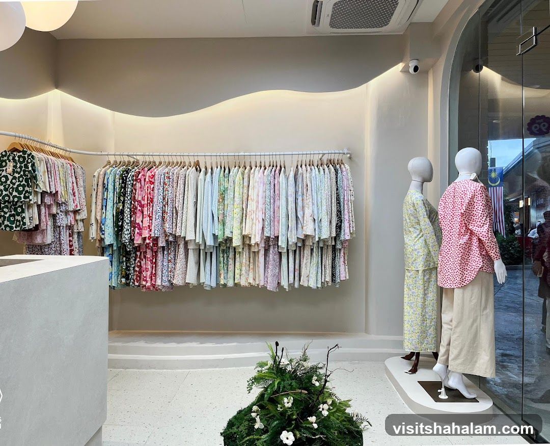 Clothing Store Interior with Mannequins