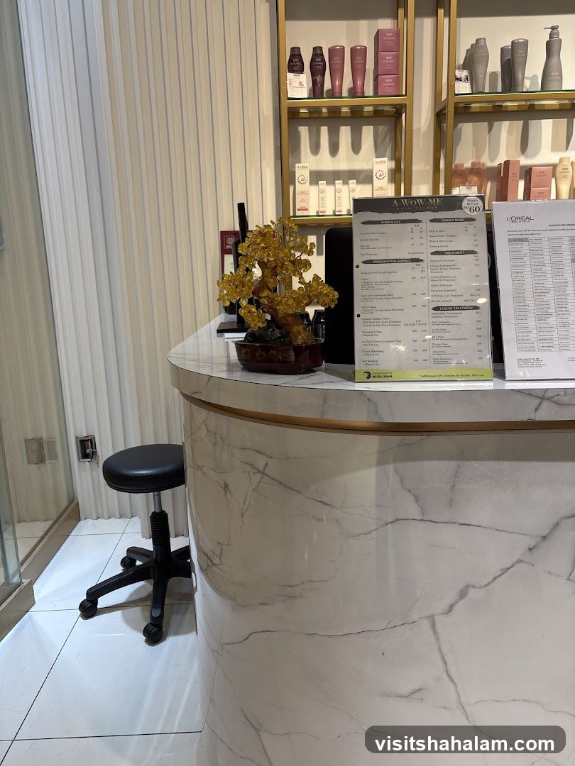 Salon Reception Desk