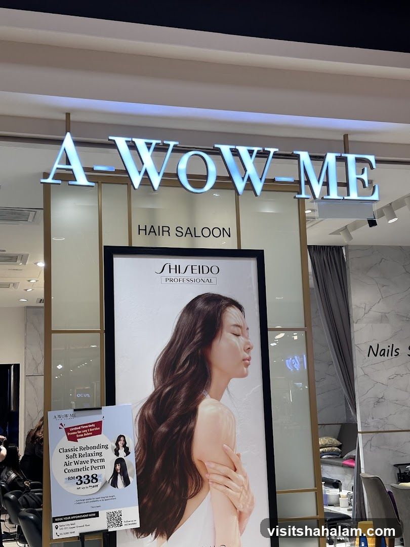 A-WOW-ME Hair Saloon Advertisement