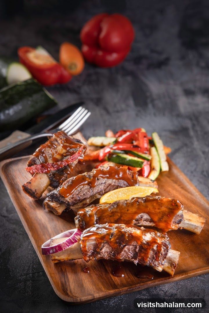BBQ Ribs with Roasted Vegetables