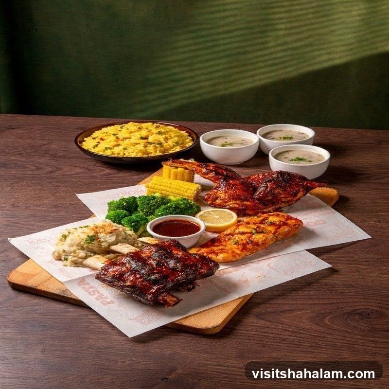 Grilled Meats and Sides Platter