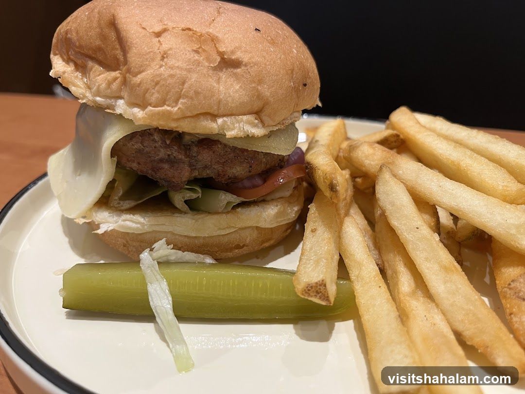 Burger and Fries