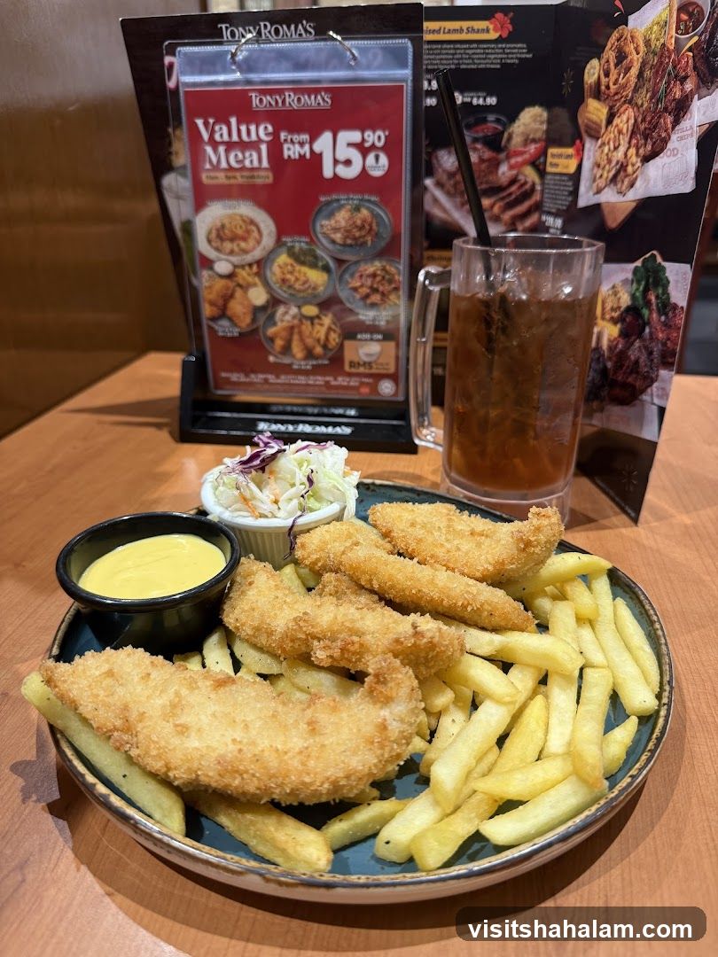 Tony Roma's Value Meal