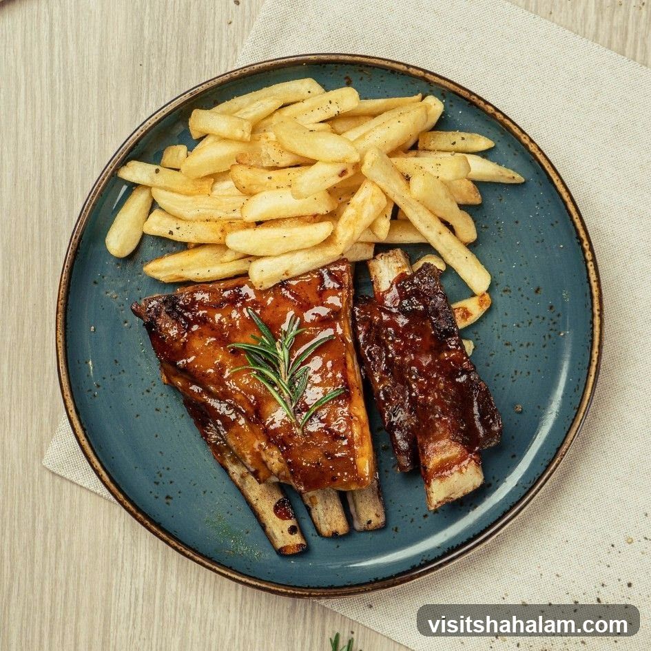 BBQ Ribs and Fries