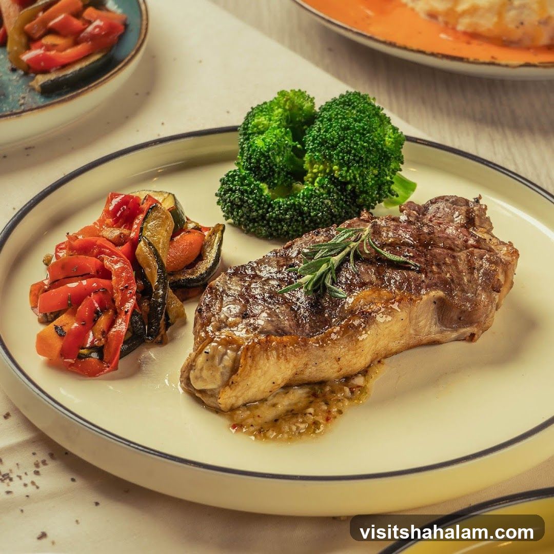 Steak with vegetables