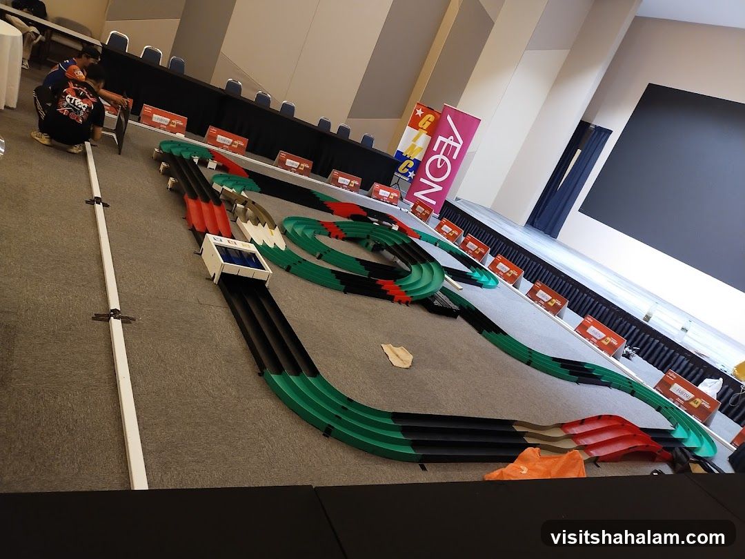 Miniature Race Track Setup
