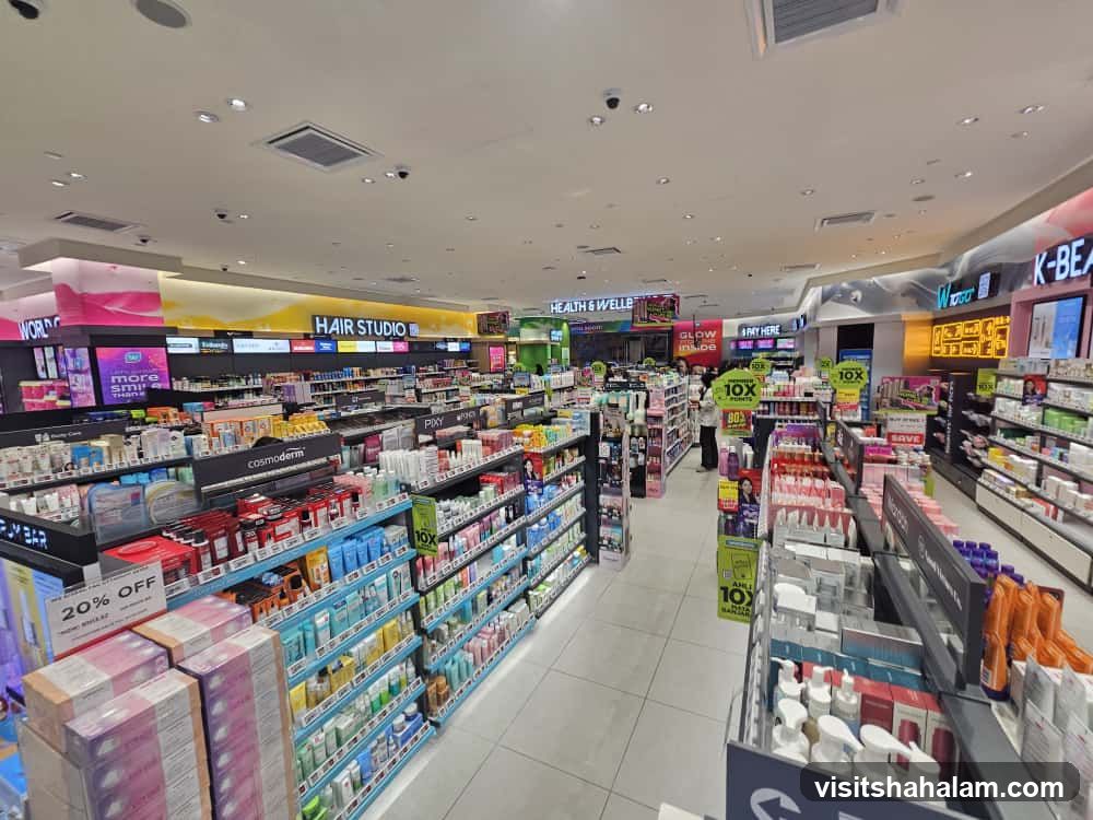 Cosmetics and Health Products Store Interior