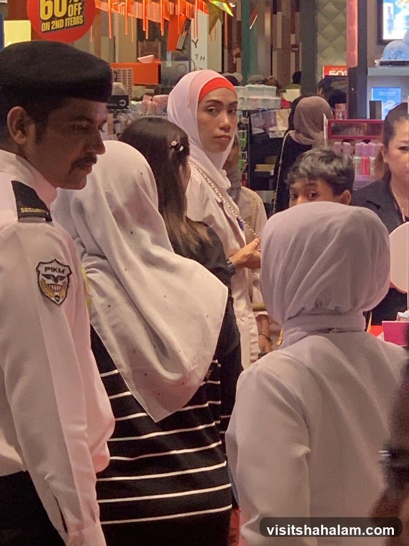 People in a store