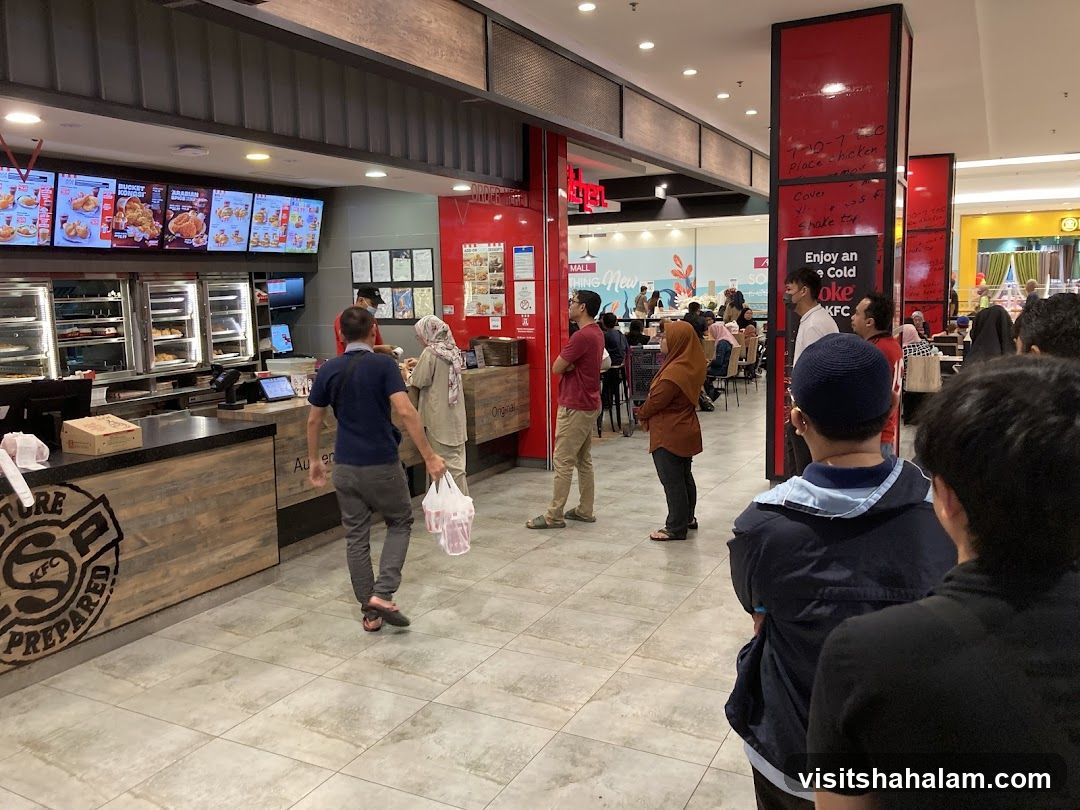 KFC Restaurant Interior