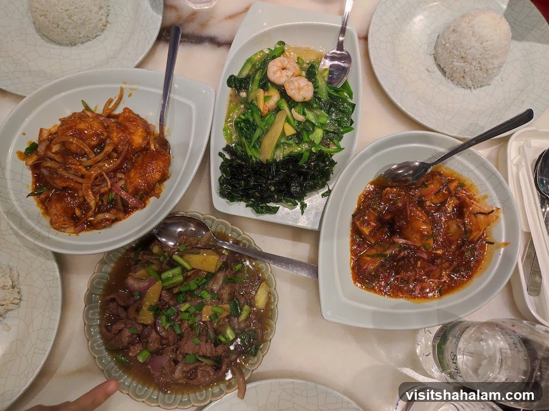 Chinese Food Spread