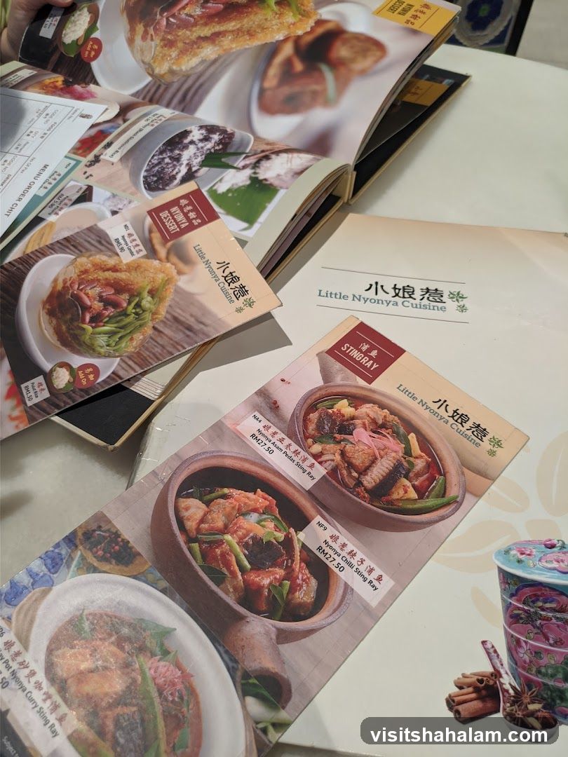 Little Nyonya Cuisine Menu