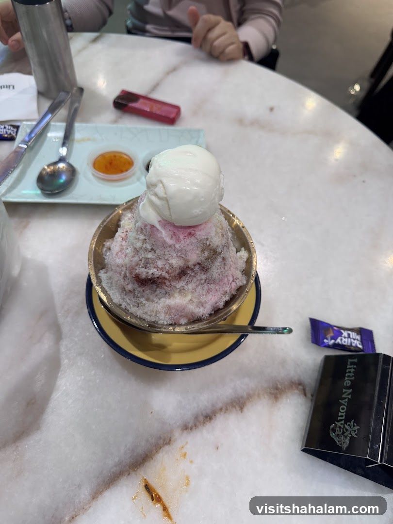 Dessert with Ice Cream